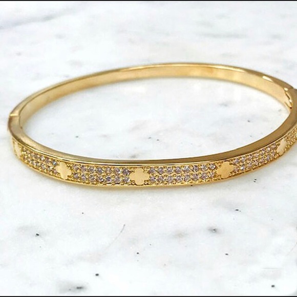 Pavé Cubic Zirconia Bracelet/Ring Set-Boutique - Picture 5 of 8